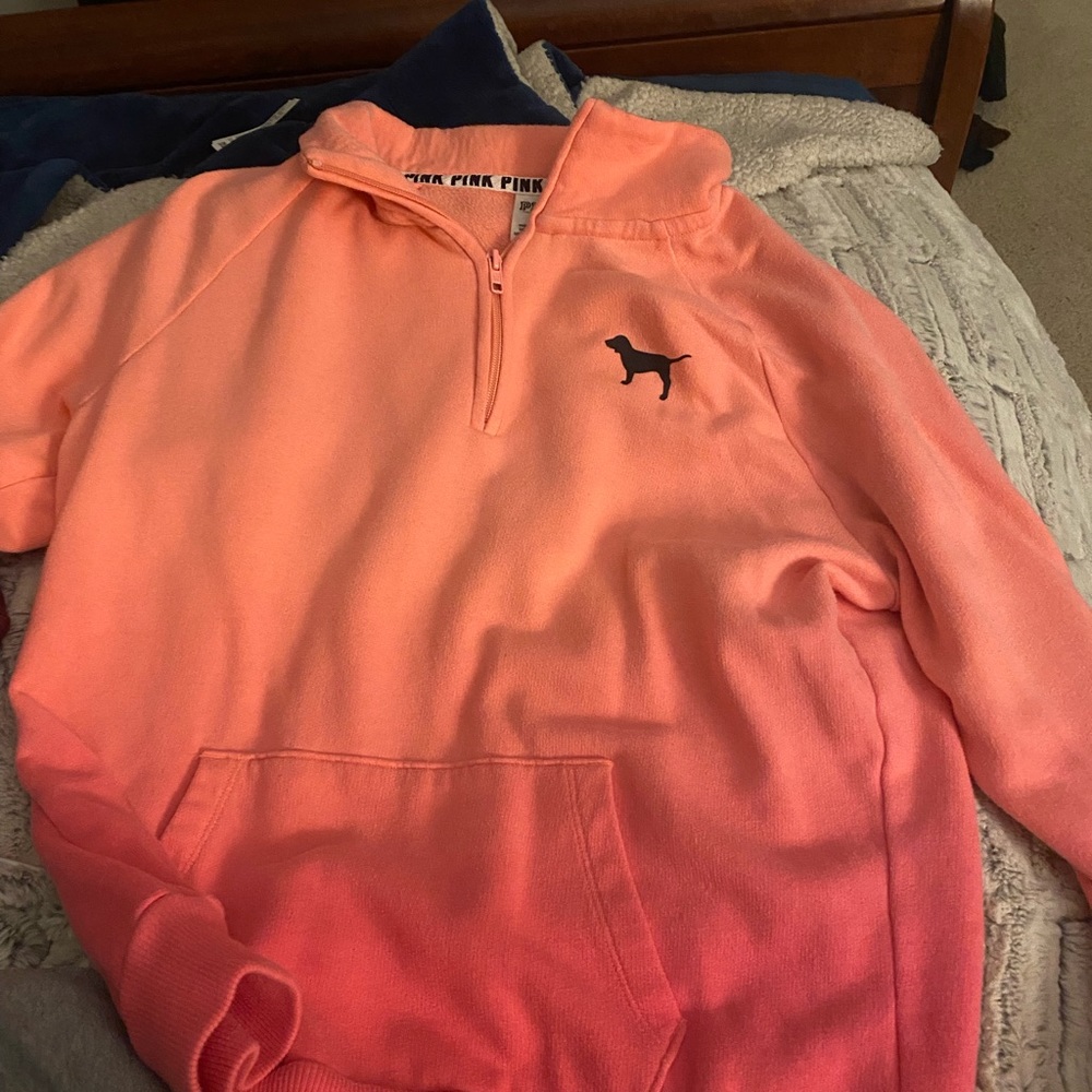 Pink brand hoodie, size small